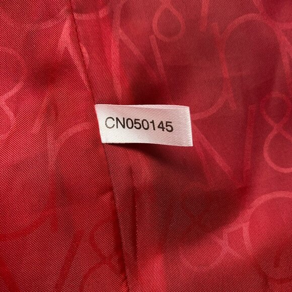 New York & Company Peacoat Womens 6 Red Wool Blend Double-Breasted Jacket Formal - Picture 10 of 12